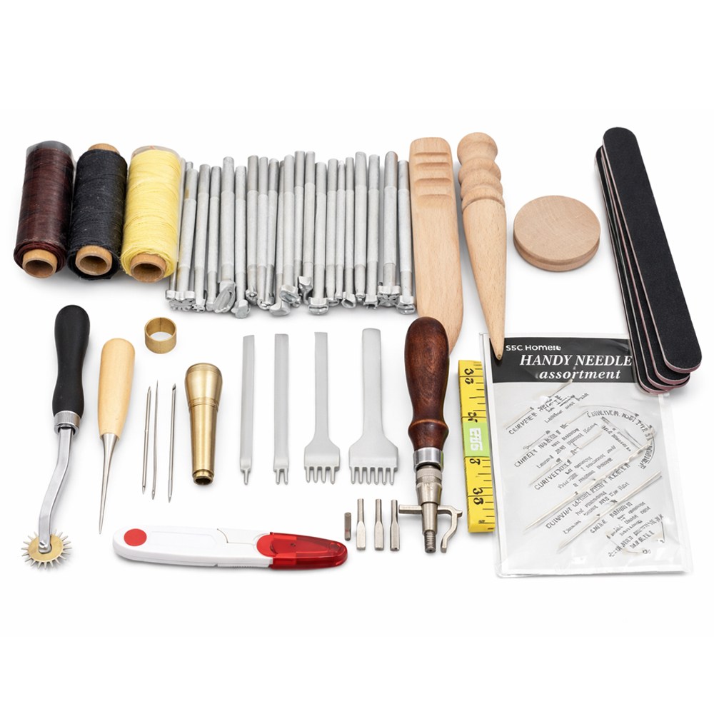 leathercraft 가죽공예공구 가죽공예도구 가죽공예기구 가죽공구 세트 공방공구, 가죽공예 도구세트A, 1세트 31,000원