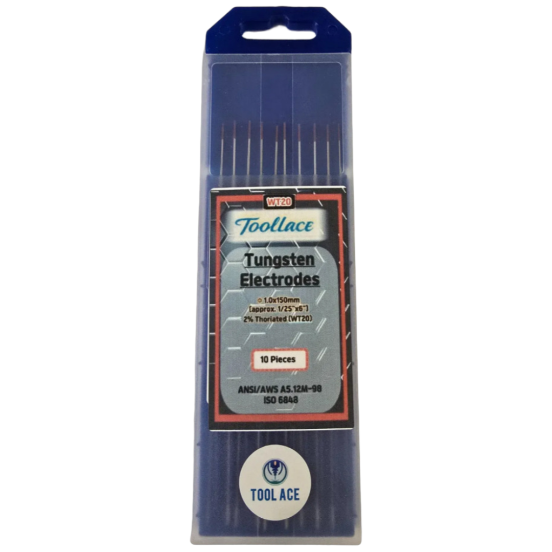 툴에이스 텅스텐봉 텅스텐 알곤 티그 전극봉 토륨 WT20 1.0mm 1통 (10개), 1세트, WT20 1x150 20,430원