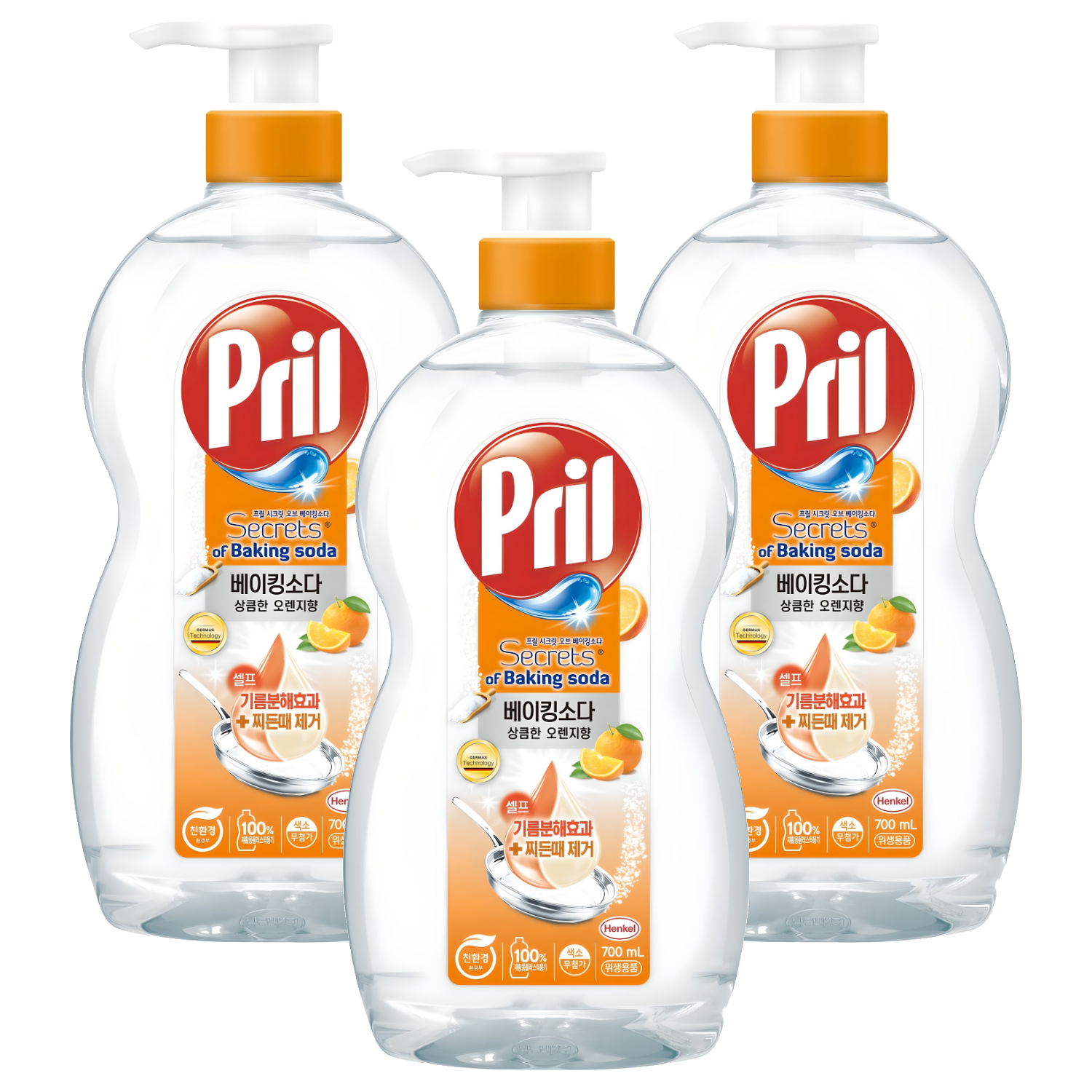 프릴 시크릿오브 베이킹소다 주방세제 상큼한 오렌지향 15,300원