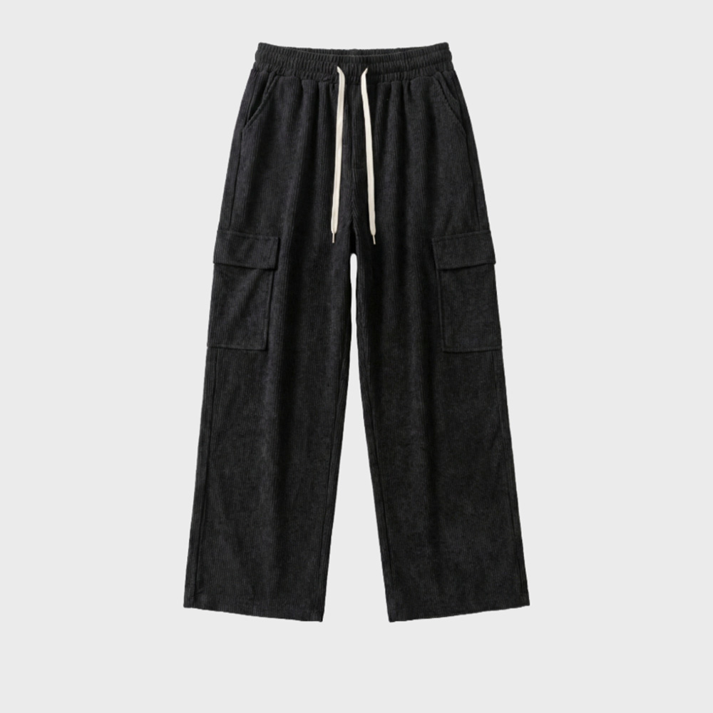 여성 봄 가을 골덴 코듀로이 카고 와이드 밴딩바지 8,900원