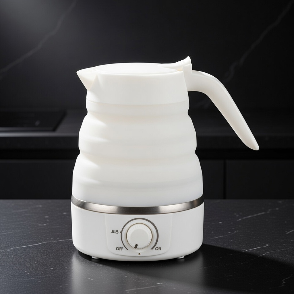 실리콘 폴딩 멀티포트 전기포트 600ml 여행용 접이식 600ml 프리볼트 110V 220V 겸용 실리콘 미니 전기주전자 캠핑용 컵라면 햇반 데우기 분유포트 출장 유학 필수템 19,800원