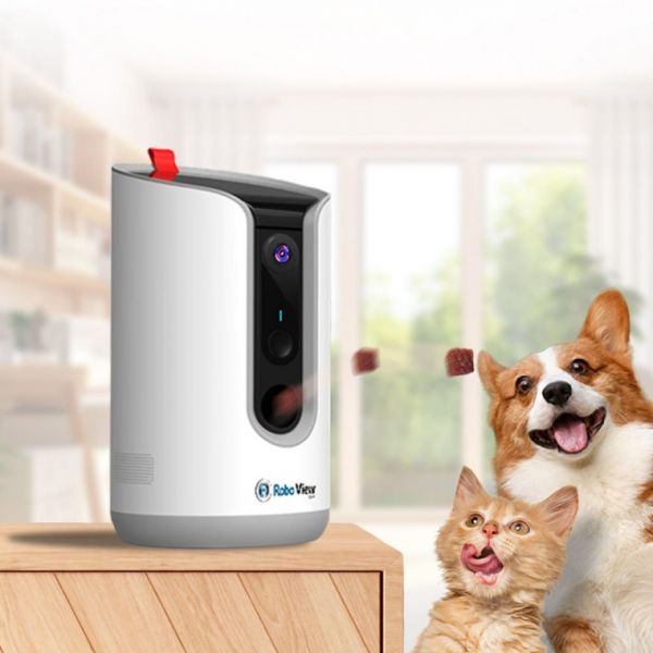 글로벌아이넷 로보뷰펫 PET 홈 CCTV 자동 간식급식기 펫캠 홈캠 애견 고양이 반려동물 IP카메라 279,400원