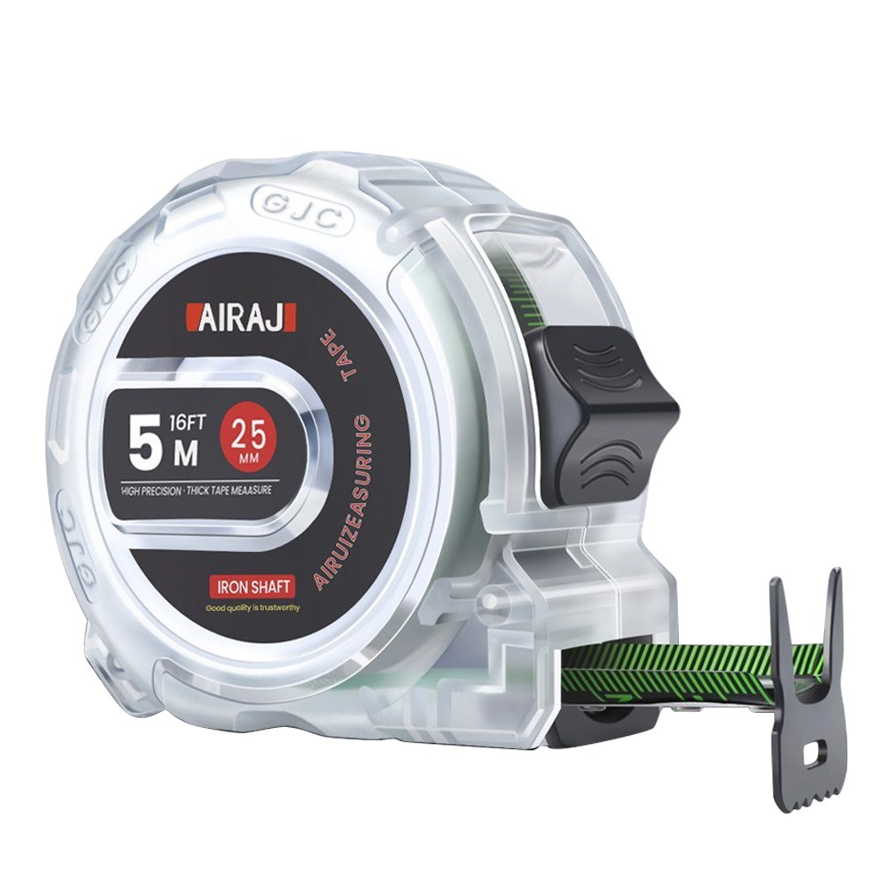 AIRAJ 자동 잠금 줄자 7.5m*25mm, 5m*25mm,3m*19mm, 내마모성-넓고 두꺼운 설계, 잠금 메커니즘, 공영.0 오차는 다양한 시나리오 측정에 적용됩니다. 5,000원