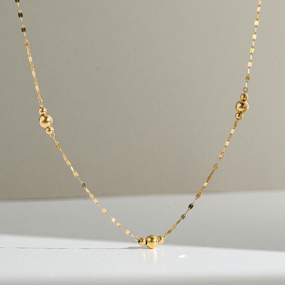 펠리체골드 14K 레체 목걸이(+선물포장) 심플 데일리 볼 금 체인 여자친구 기념일 이태리 레이어드 모던 고급 319,300원