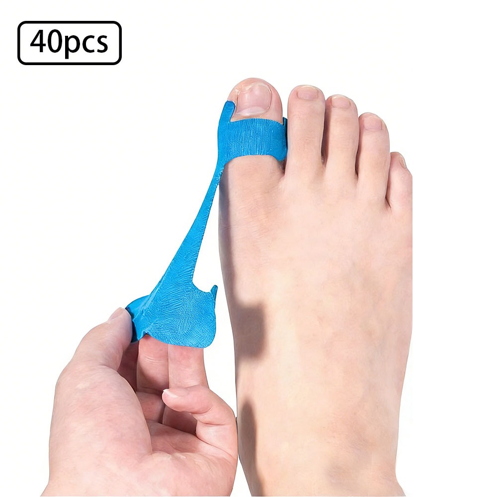 ISEGFLY 발가락 교정 밴드 무지외반 엄지 발가락 교정 테이프, 2박스 14,900원