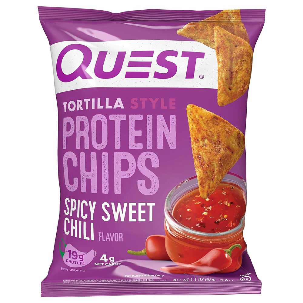 퀘스트뉴트리션 토르티야 스타일 프로틴 칩 스파이시 스위트 칠리, 32g, 8개 47,910원
