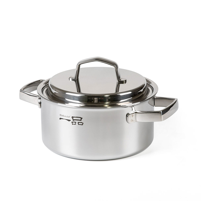 키친아트 일품 통7중 스텐냄비 IH 양수 18cm·20cm·24cm, 18cm 양수 52,200원