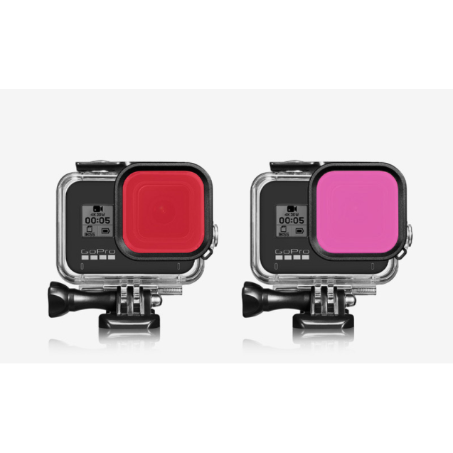 고프로 히어로 액션캠, 117번 방수하우징 마젠타 필터 5,500원