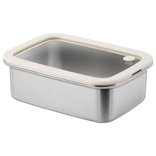 바겐슈타이거 KLAR 무연마 스텐 반찬통 / SUS304 자연광택 / 냉장,냉동,오븐OK, 1개, 낮은형 (1,000ml) 22,800원