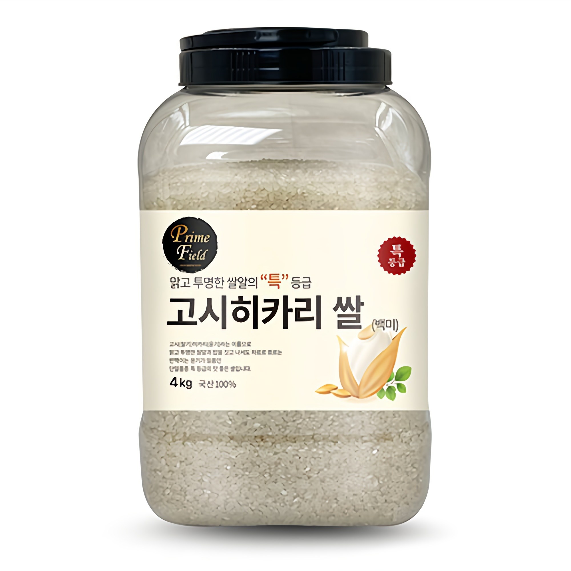 Prime Field 고시히카리 백미, 4kg, 1개, 특등급 22,900원