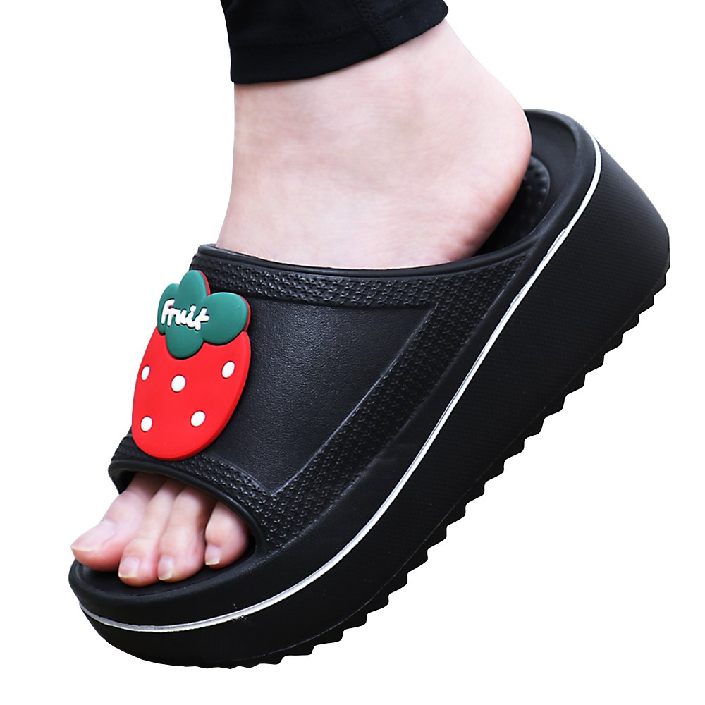 레이시스 여성 젤리슈즈 아쿠아슈즈 EVA 키높이 통굽 슬리퍼 샌들 여름 신발 나베리S 19,800원