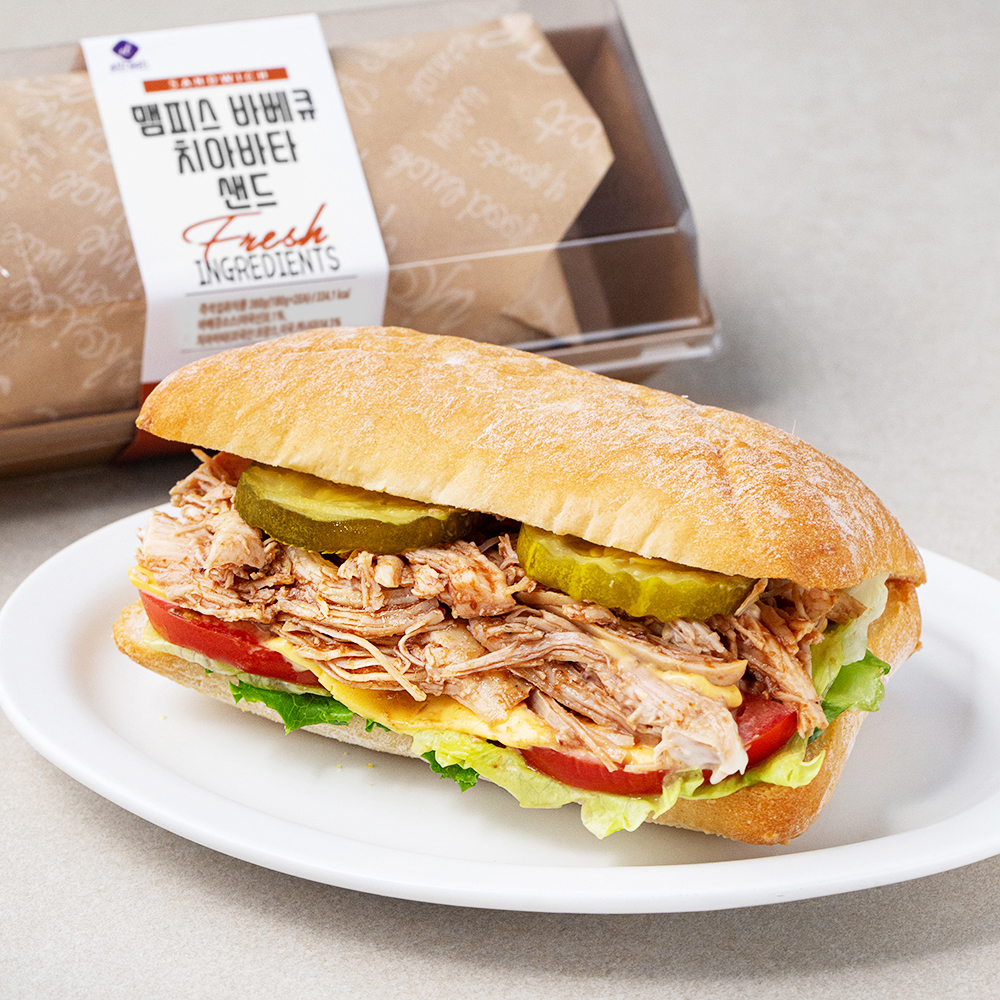 [로켓프레시] 이엘후레쉬 맴피스 바비큐 치아바타 샌드 11,800원