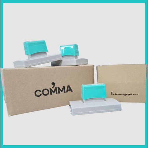 직사각 택배 대형 스탬프 만년도장 도장 제작 일반 검정, 1개 45,000원