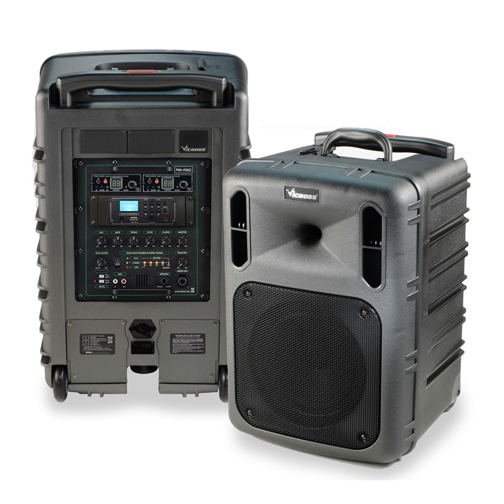 PWA-VN902 고출력 충전이동식앰프 블루투스 스피커 USB 2채널 무선마이크 버스킹 공연 1,270,000원