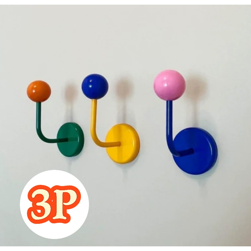 티지피 다양한 색상 선택 가능 고리자석 후크 무타공 벽걸이 마그네틱 컬러볼 자석후크 19,750원