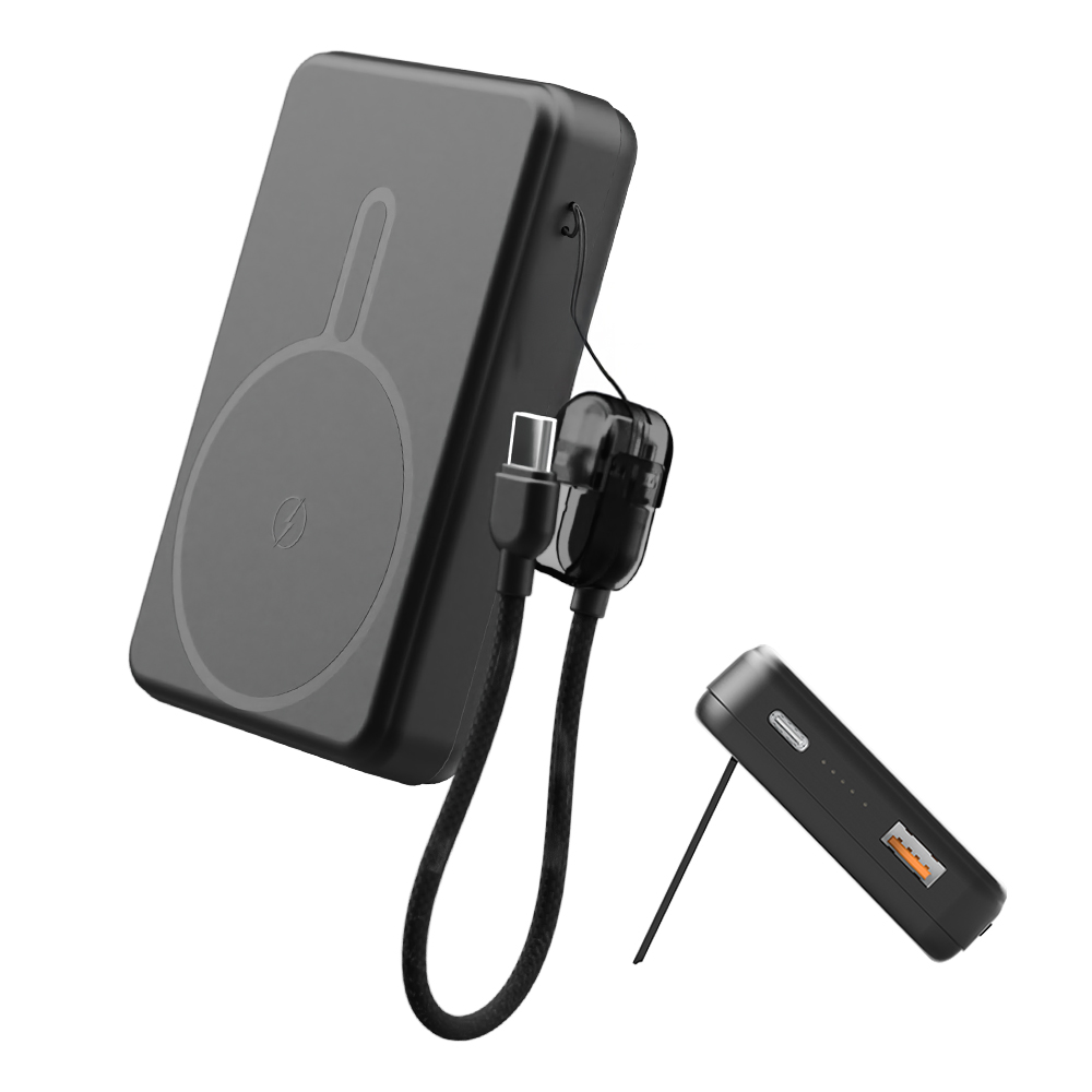 스마텍 난연 반고체 맥세이프 22.5W 보조배터리 거치대 10000 기내반입, 블랙, STPB-SOLID10 24,900원