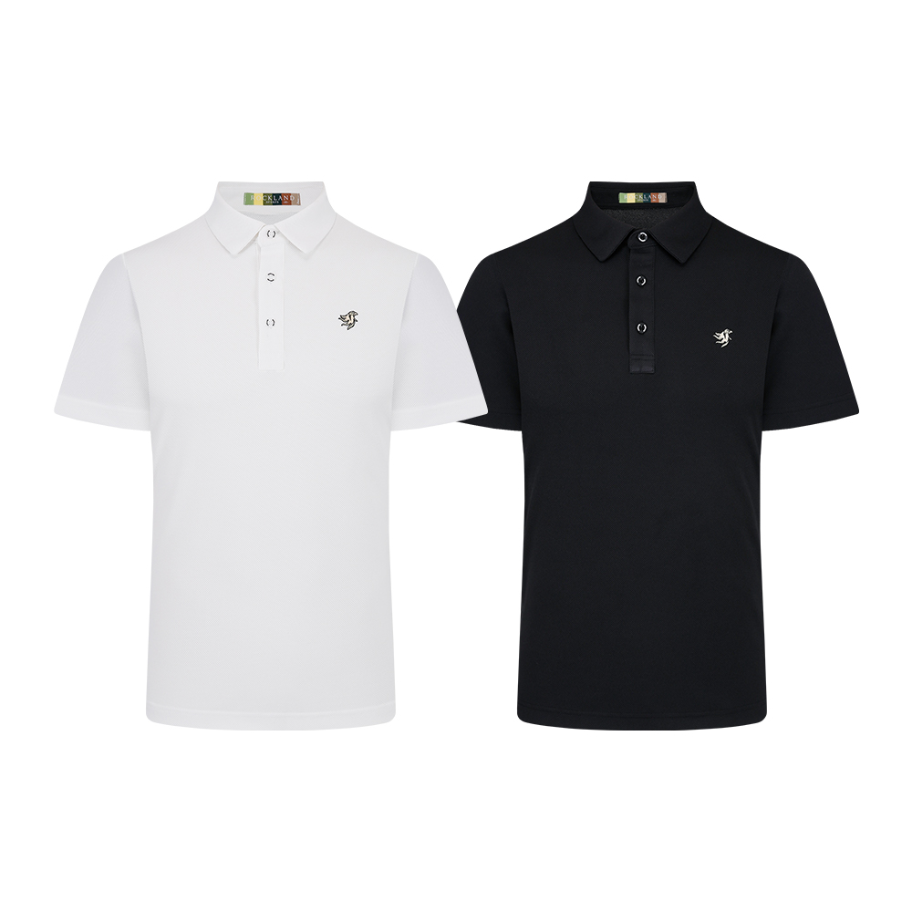 엠바골프 국내생산 락크랜드(ROCKLAND) 통기성 좋은 피케소재 심플 카라 반팔 티셔츠 R252MTS001 39,000원