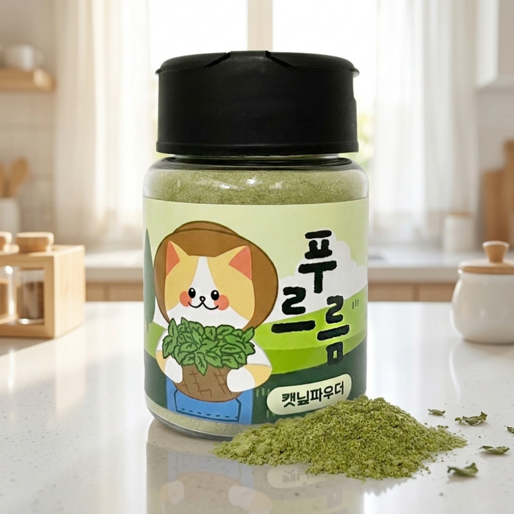 푸르름 국내산 무농약 고양이 캣잎 마따따비 파우더 가루, 캣닢, 1개 13,690원