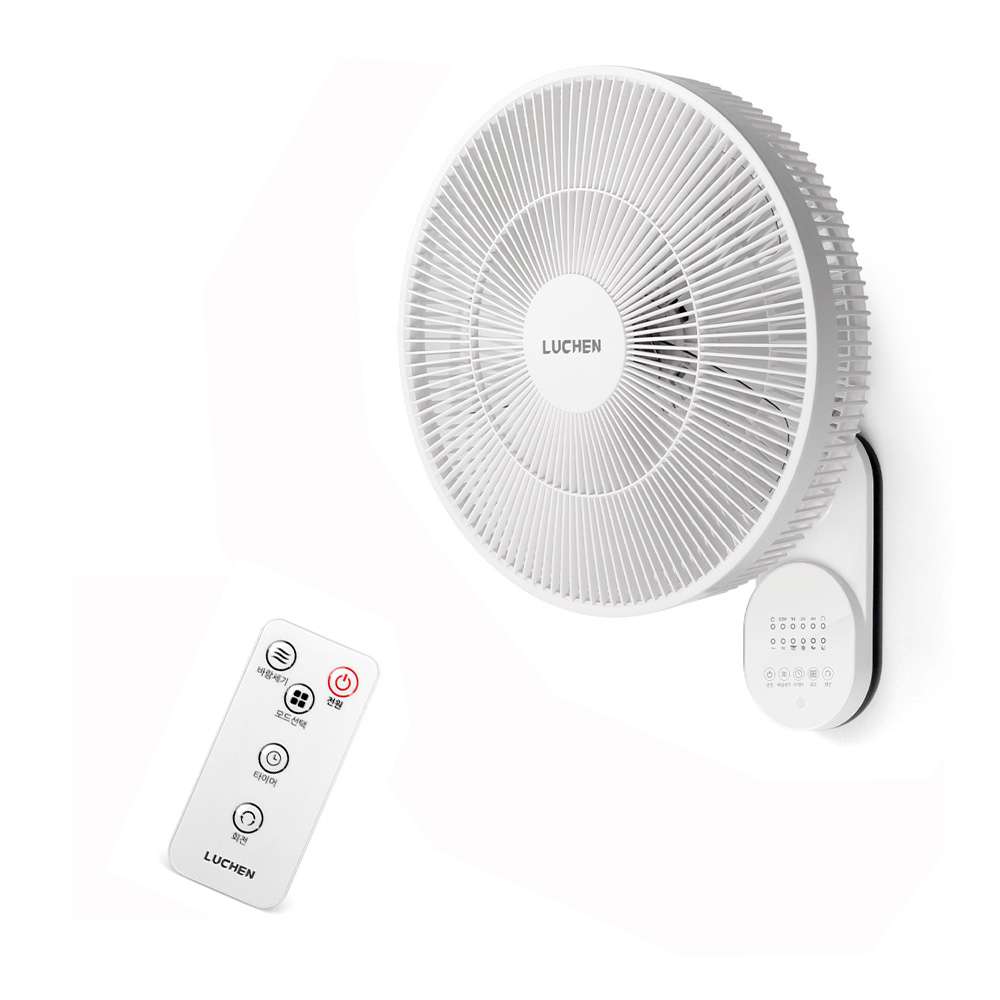 [TenTenPlus] 시즌히트 루첸 리모컨 벽걸이 선풍기 공간활용 UP 무소음 수면풍 기능탑재 하이마트AS 71,000원