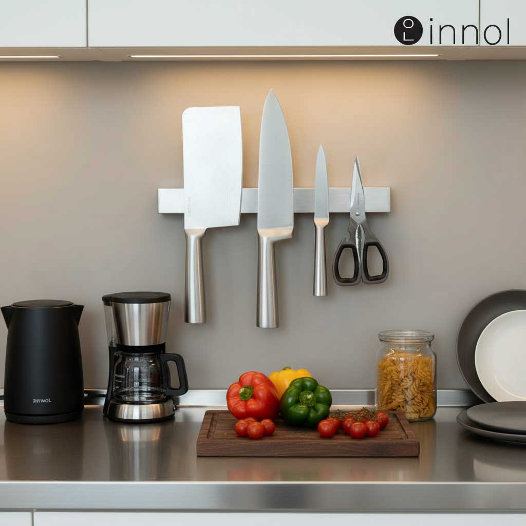 이놀 풀 스테인레스 자석 칼걸이 무타공 거치대 조리도구 걸이 17,000원