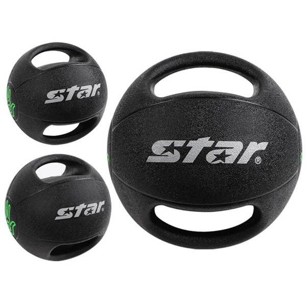 스타 핸들 메디신볼 ER161 블랙 고무 메디슨볼 복근운동, 5kg, 1개 64,050원