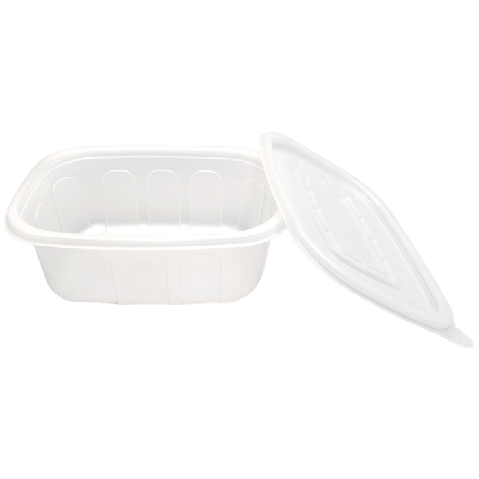 [세트] 국내생산 죽용기(중) 770ml 50개 + 뚜껑50개/포장/배달용기, 50세트, 용기/뚜껑 16,500원