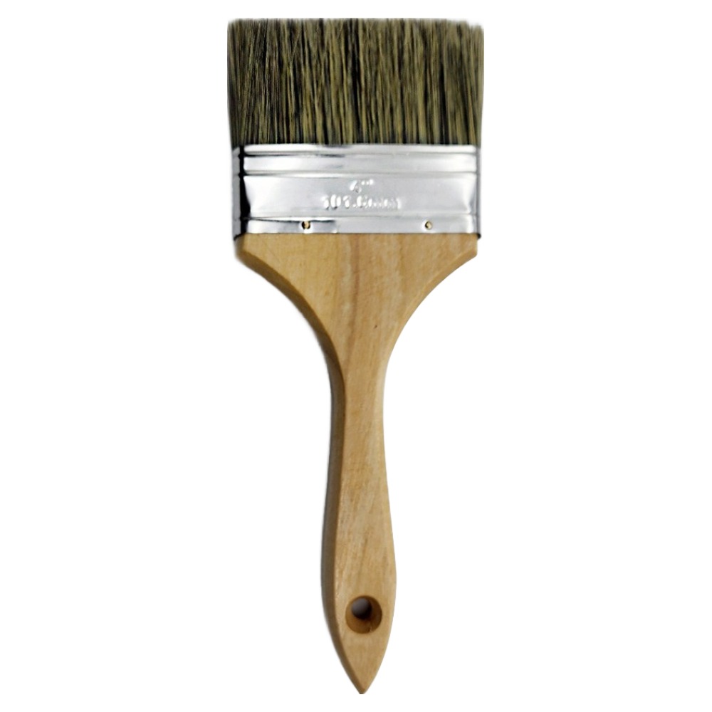 비앤홈 수성 유성 나무 평필 페인트붓, 1개 2,590원