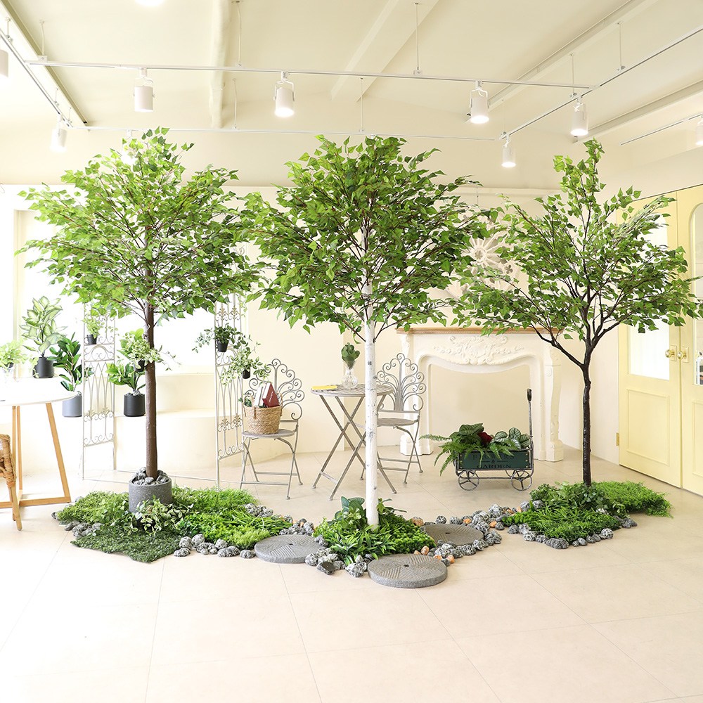 인테리어 대형 인조 목대 화분 플랜테리어 소원나무 자작 조화나무 2type 194,000원