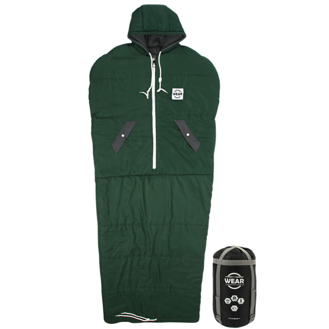 [빈슨메시프] 웨어 셀크백 입는 침낭 캠핑 사계절 백패킹 차박 경량 이불 51,900원