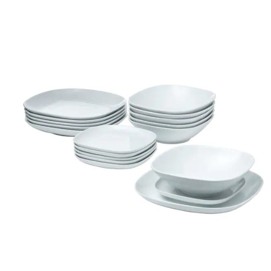 홈세트 모음 화이트 그릇 2인 4인 신혼 혼밥 한식기 예쁜 도자기 식기 그릇 세트 이케아, 1개 89,300원