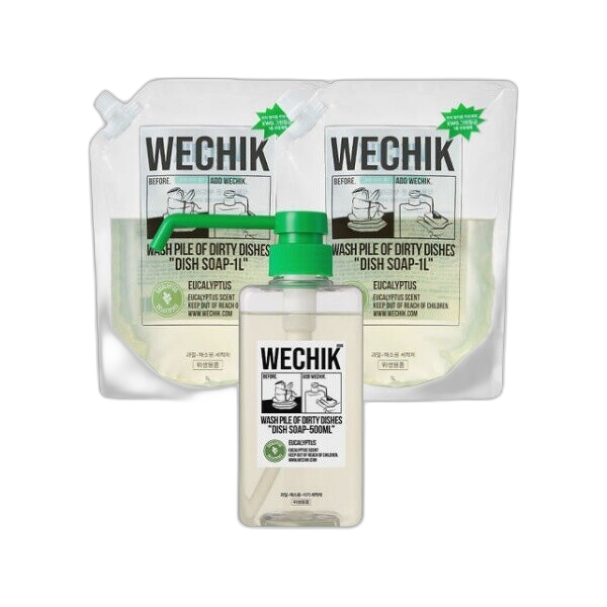 위칙 멀티플 주방 세제 + 리필 53,300원