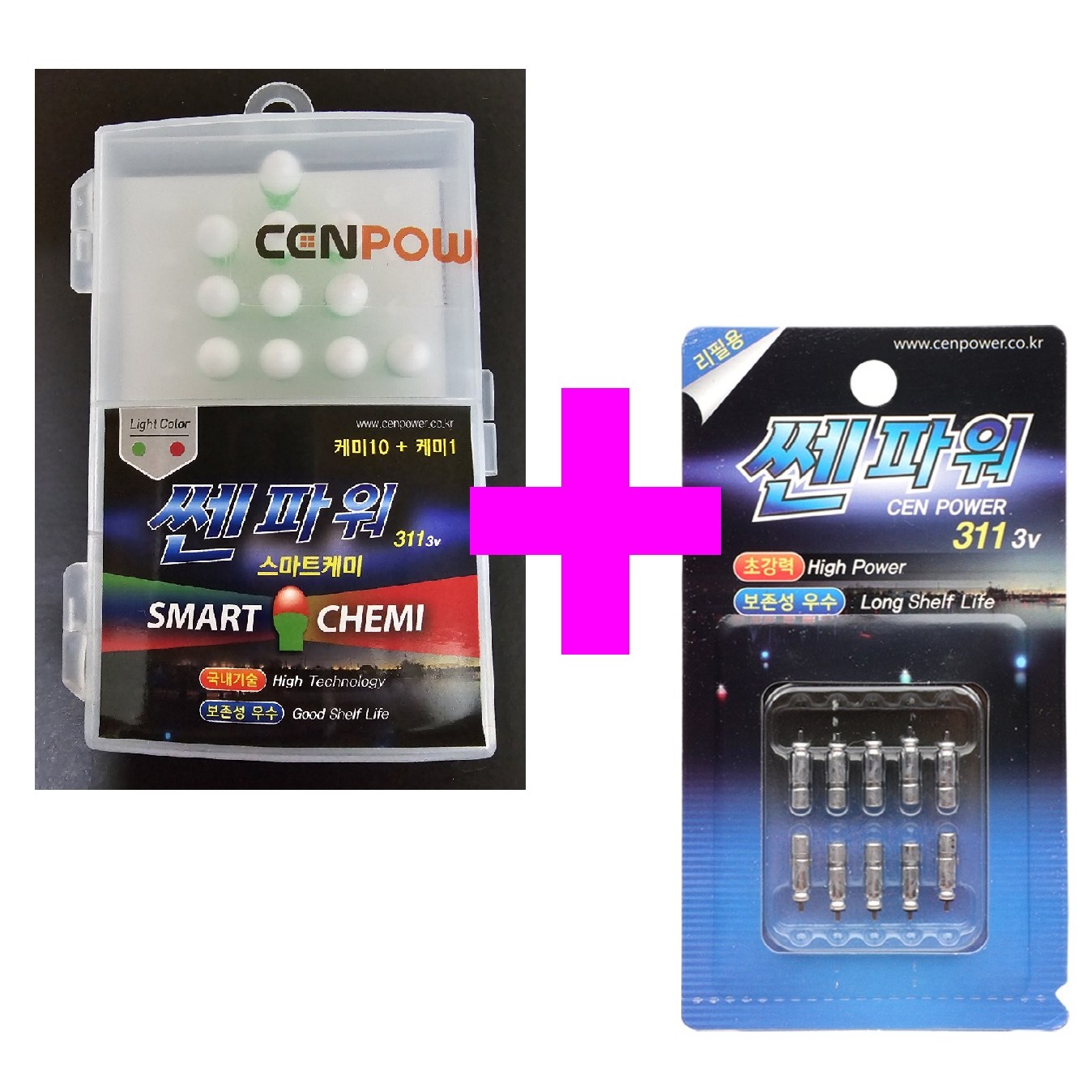 [쎈파워] 스마트 케미 벌크(10+1) + 전지 CR311(10P) 세트 37,000원