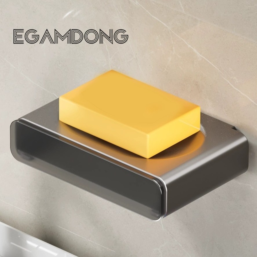 이감동 무타공 고급 소재 비누 받침, 1개, H심플 시크그레이 12,600원