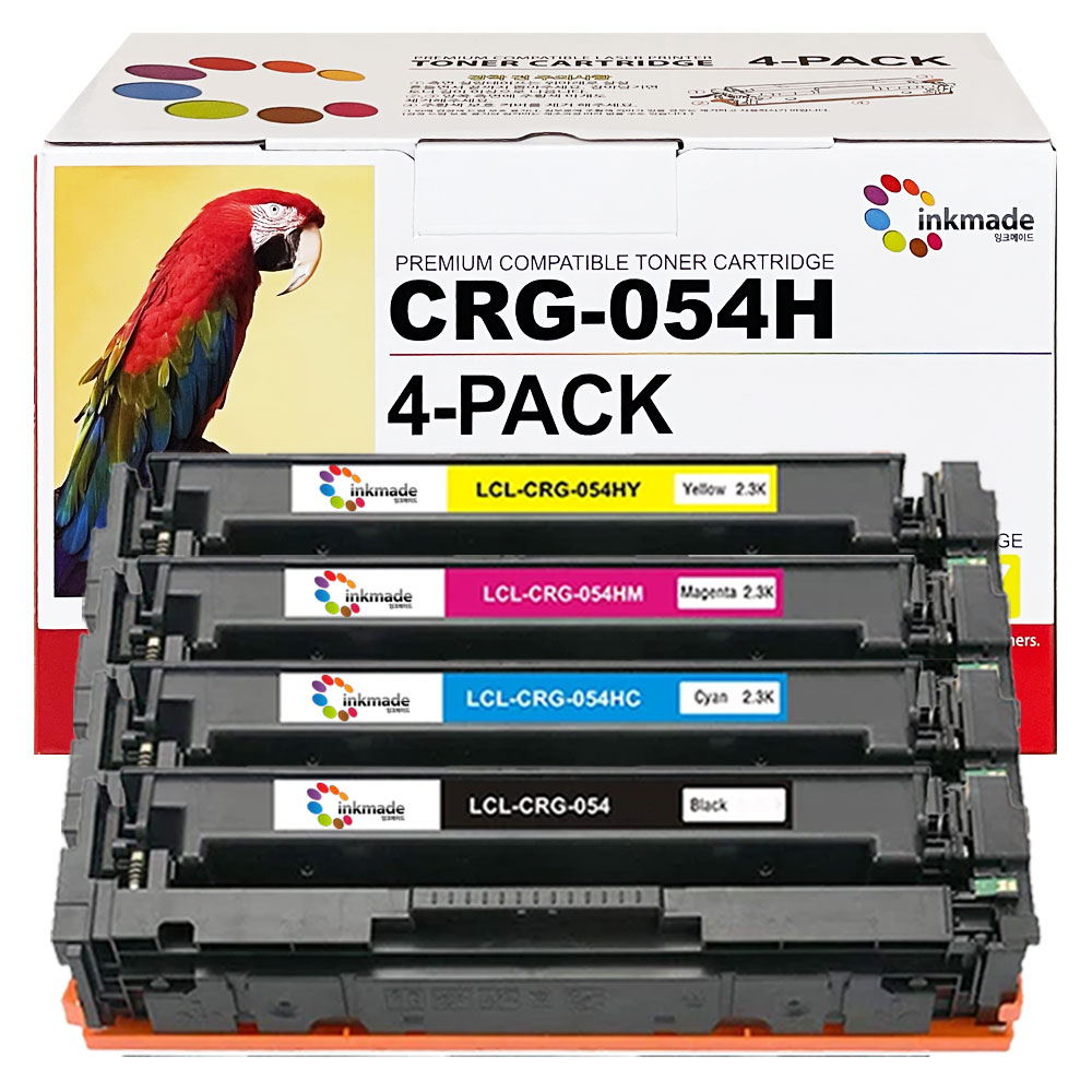 캐논 [잉크메이드] CRG-054H 대용량 재생토너 4색 MF643CDW MF645CX MF641CW LBP621CW LBP623CDW 43,500원