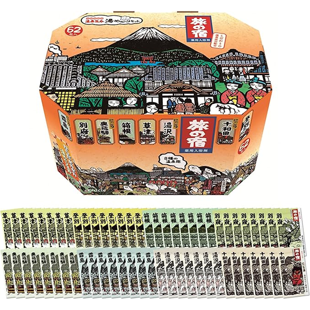 타비노야도 일본 온천 입욕제, 25g, 124개 77,900원