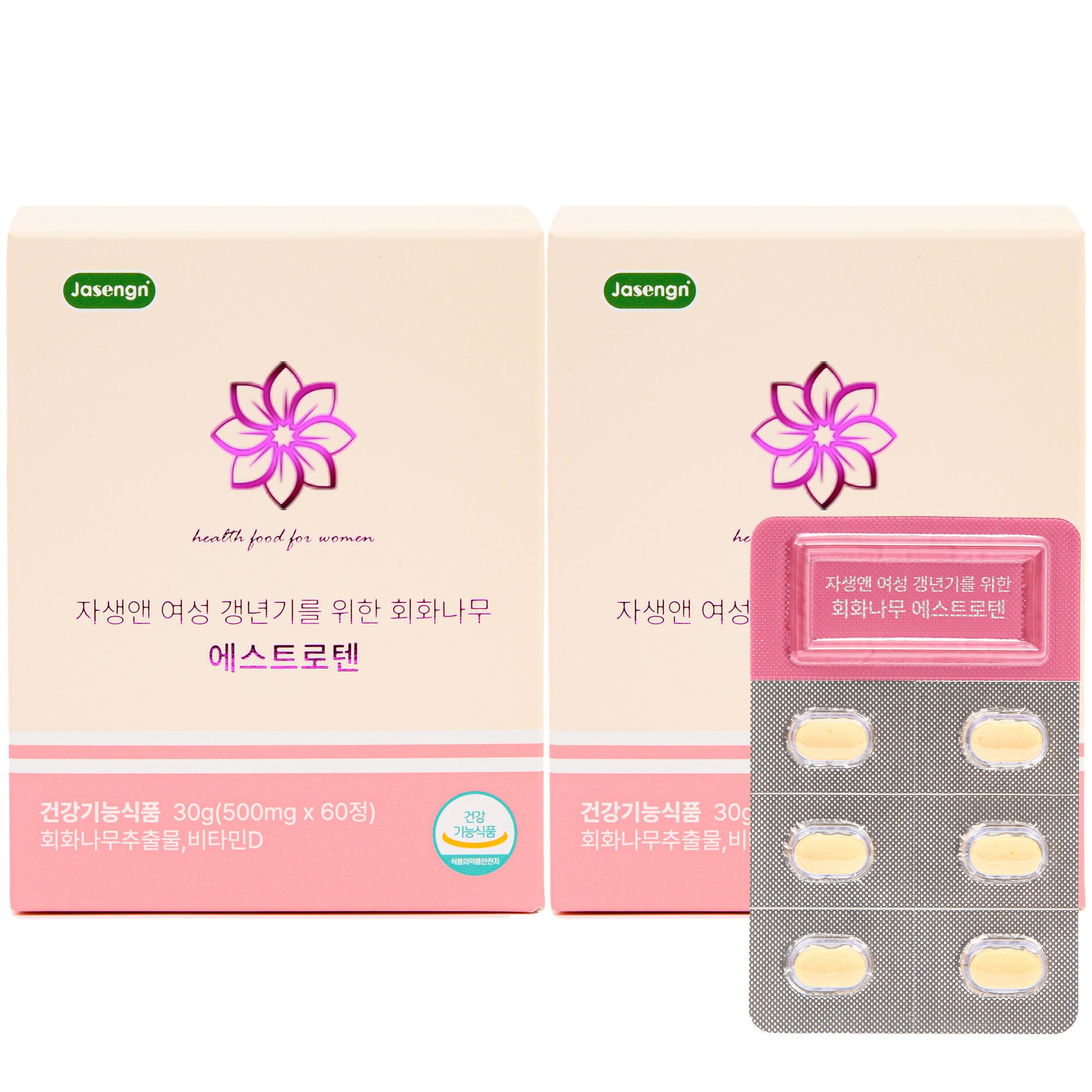 자생앤 여성 갱년기 에스트로텐, 60정, 2개 39,700원