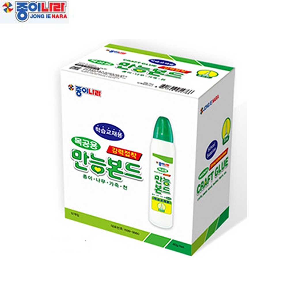 종이나라 학습교재용 목공용 만능본드 40g 12개포장 기능성풀, 1박스 10,200원