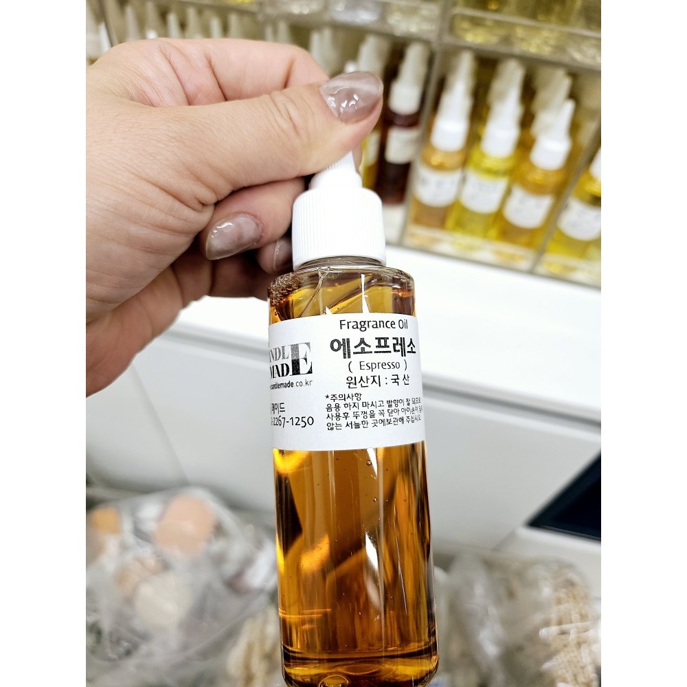 [캔들메이드]국내산 프레그런스오일 500ml, 1개, 500ml, 에소프레소 58,000원