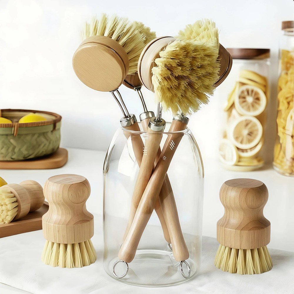 아이실린 다용도 천연 원목 친환경 세척 브러쉬 청소솔 2종 세트 [1+1] 9,390원