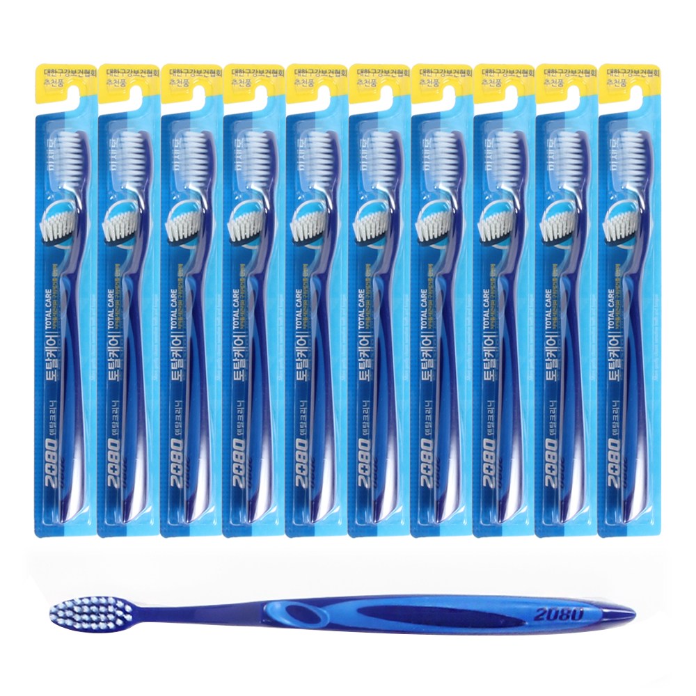 소확행몰 2080 애경 덴탈클리닉 토탈케어 칫솔 (10개단위), 10개 9,700원