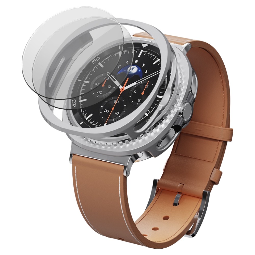 칸탐 갤럭시워치 클래식 가죽 스트랩 케이스 강화유리 2p 세트 21,900원