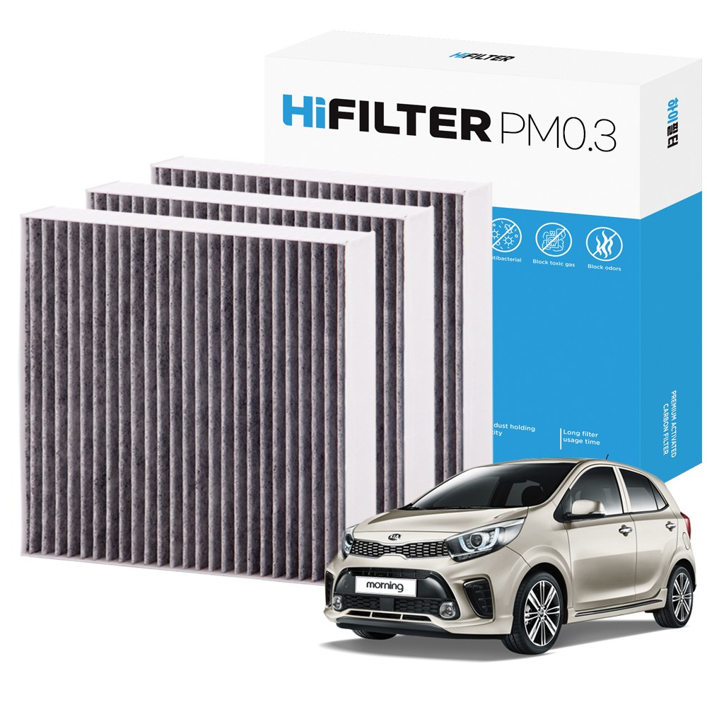 2+1 하이필터 PM 0.3 활성탄 자동차 에어컨 필터 기아 10,470원