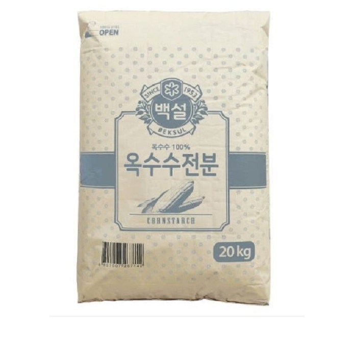 CJ 백설 옥수수 전분 20kg GMO 29,000원