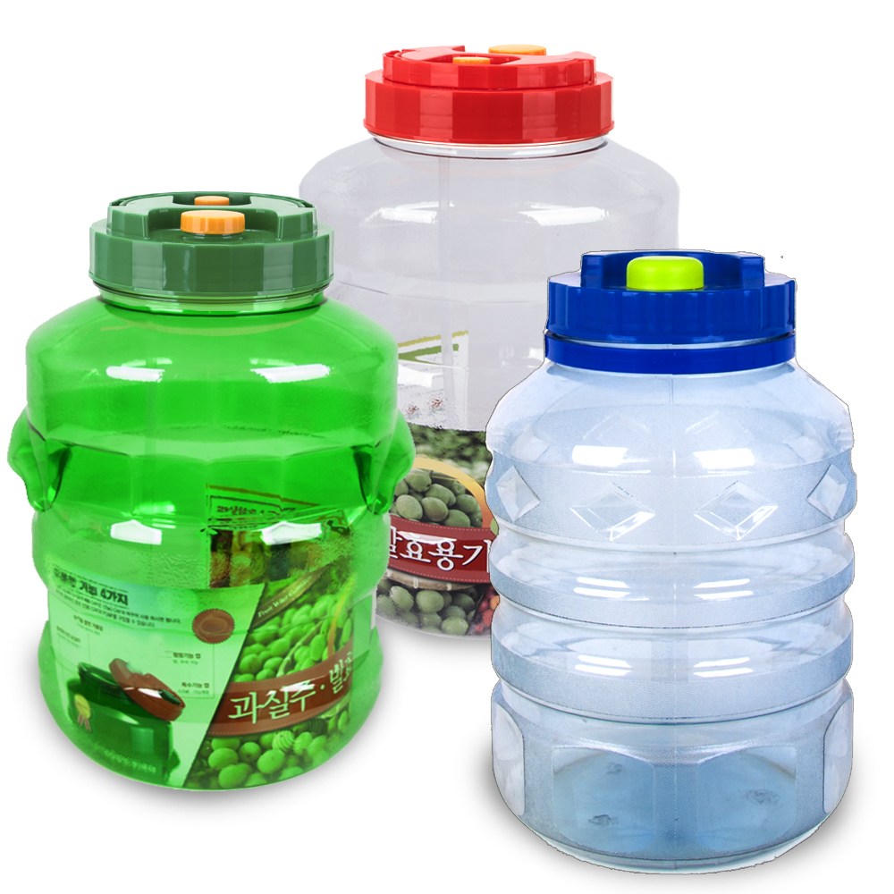 국산 PET PC 매실통 담금주통 담금주병 과실주병, 1개 7,000원