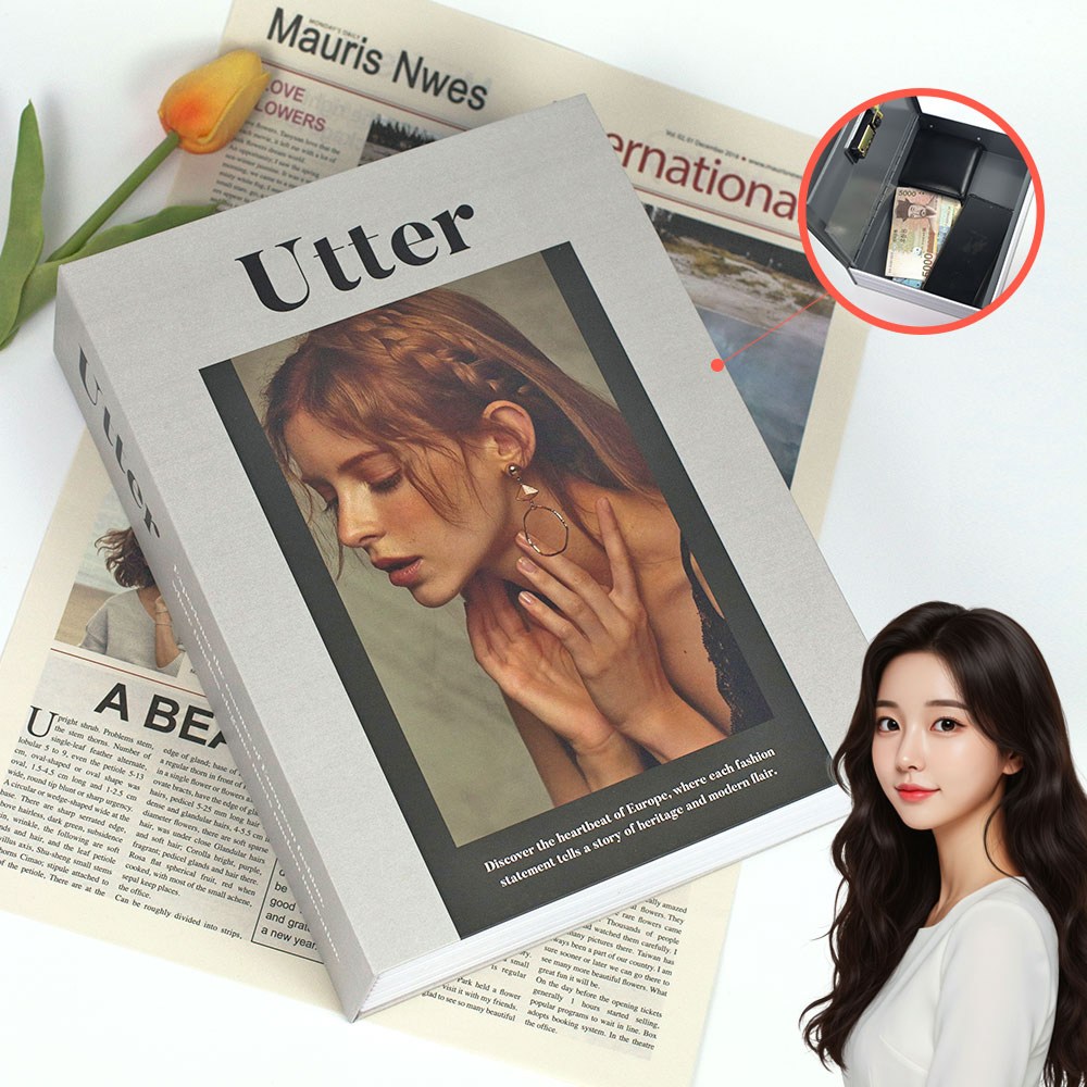 감동에디터 비밀 저금통 책 금고 가정용 미니금고 9,900원