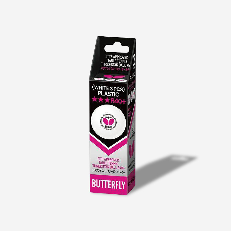 버터플라이 탁구공 경기용 3성 시합구 R40 (3입) 5,900원