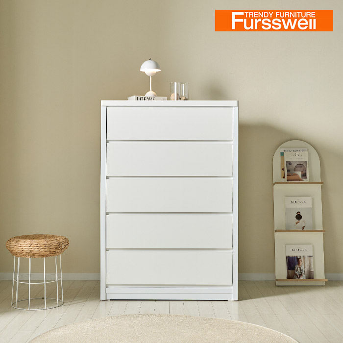 퍼스웰 유로 E0 광폭 칸칸이 1000 5단5칸서랍장(UT_003), 화이트 219,000원