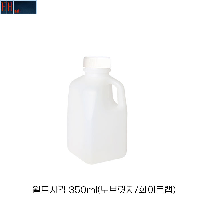 HHmall 더치페트병 월드사각 350ml 우유 밀크티 쥬스 생수 음료용기, 350ml, 100개 117,000원