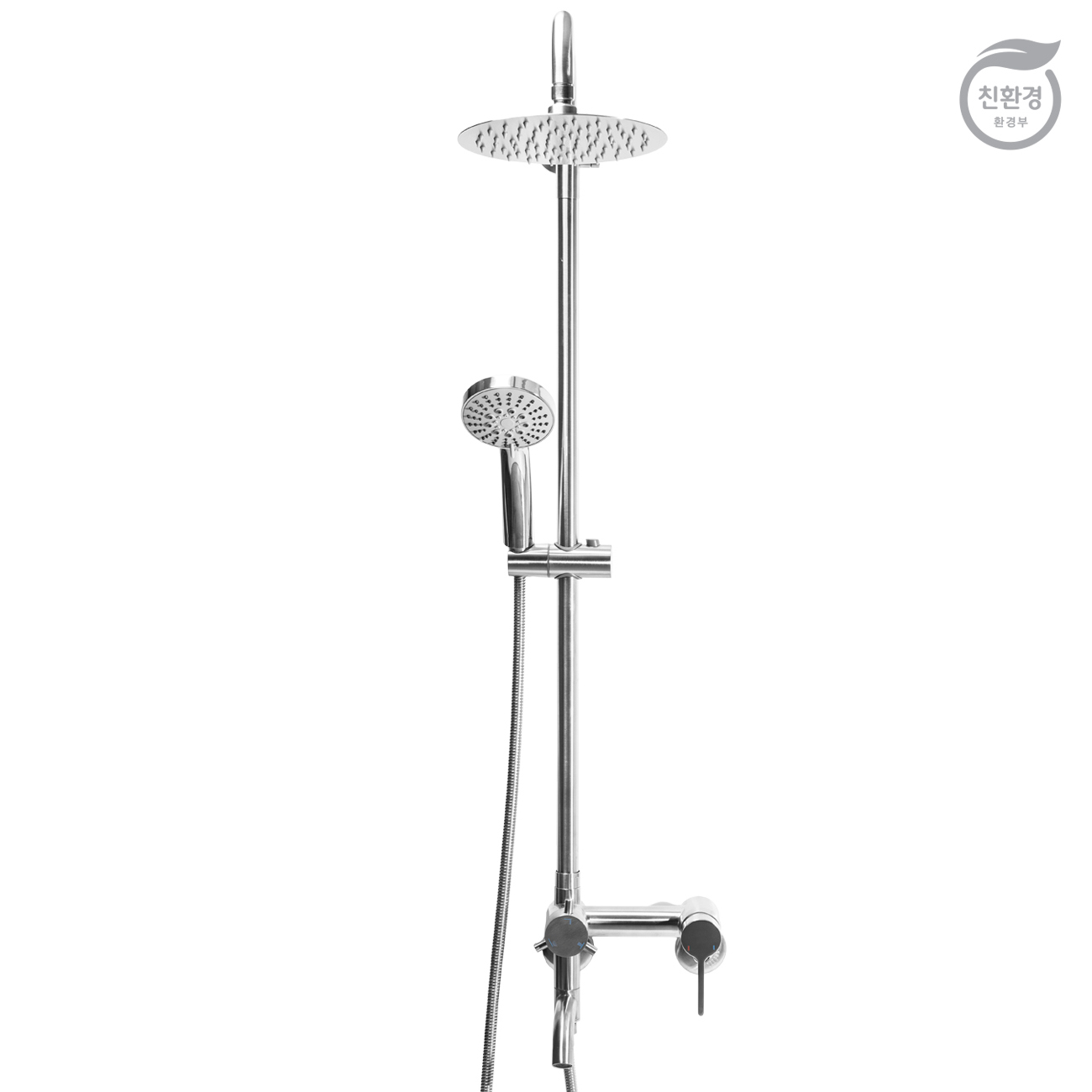 SUS304 무광 니켈 스테인레스 레인샤워수전 해바라기샤워수전 제니스 169,000원