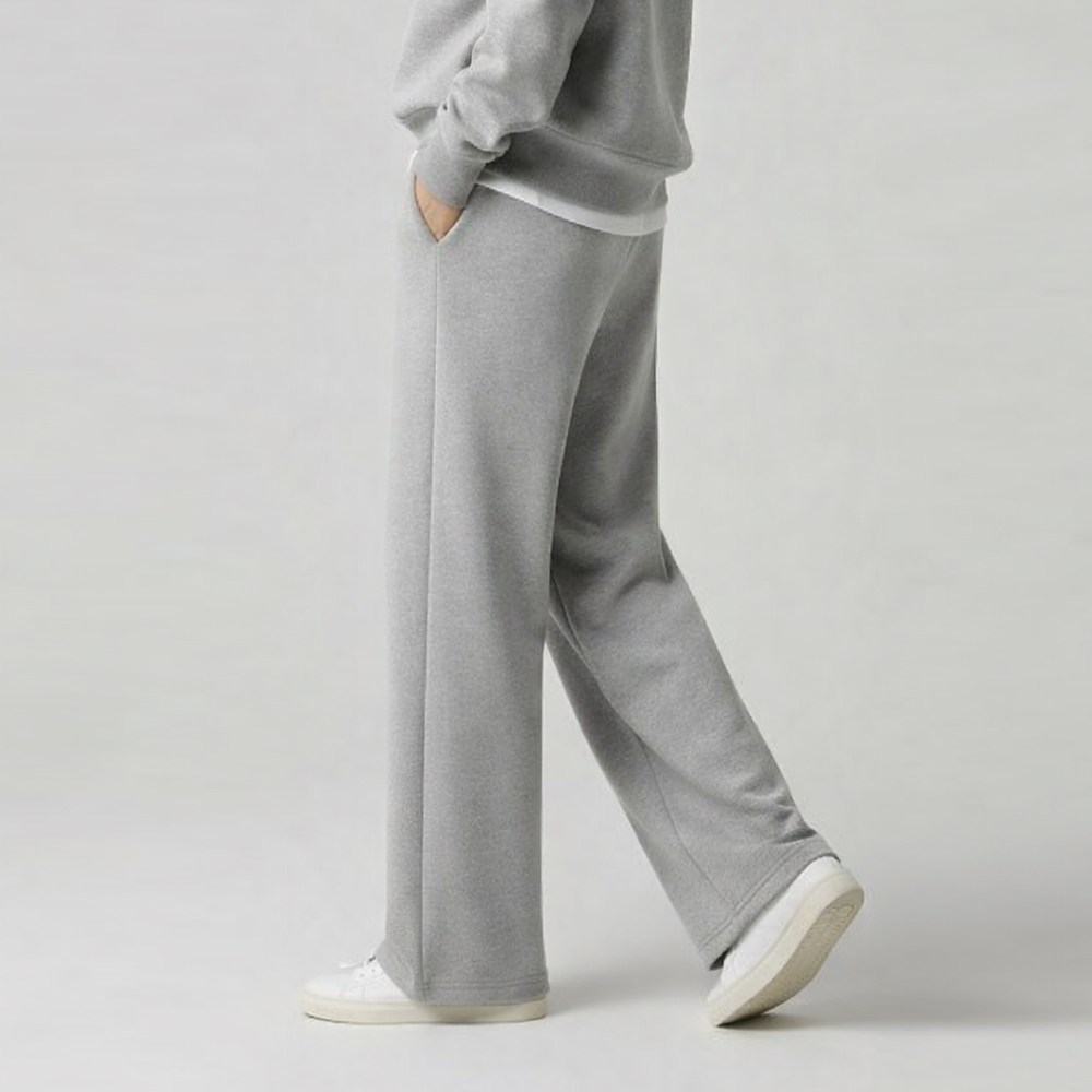 와이드 팬츠 쭈리 면 여성용 트레이닝 바지 여자 와이드 츄리닝 17,900원